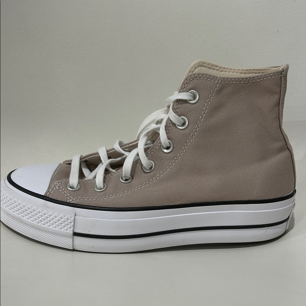Converse Chuck Taylor All Star High Top Sneakers in Taupe - Picture 3 of 11